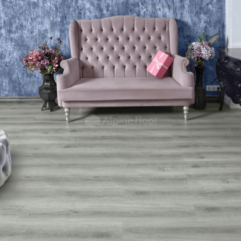 Каменно-полимерная плитка (SPC) Alpine Floor Сладж ECO с интегрированной подложкой